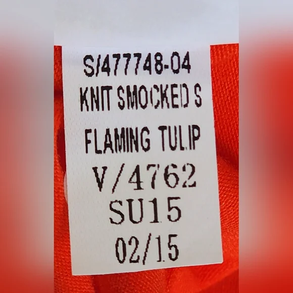 Old Navy Women's Orange Knit Smocked Skirt, Size Small Petite, SP - Picture 10 of 10